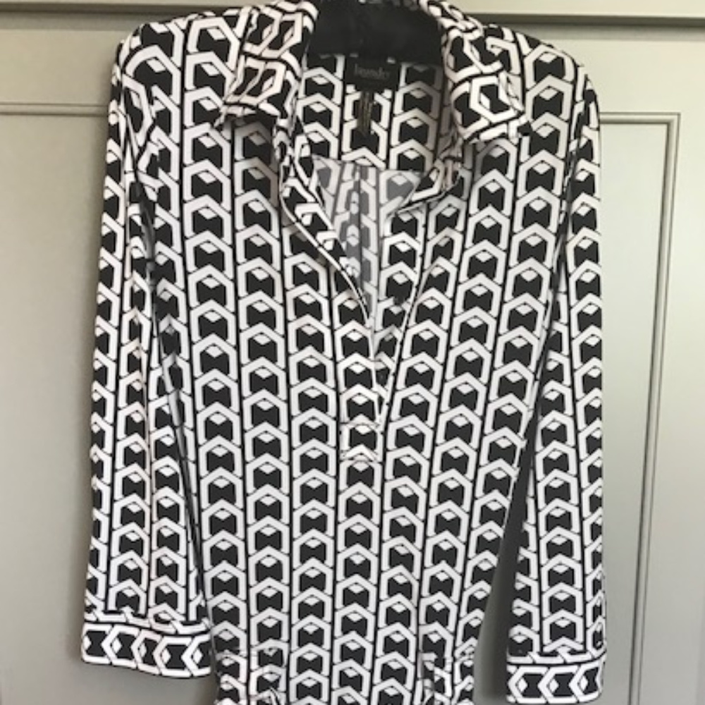 NWOT Laundry By Shelli Segal Geometric Print Dress